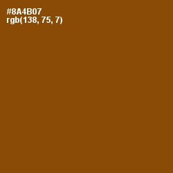 #8A4B07 - Korma Color Image