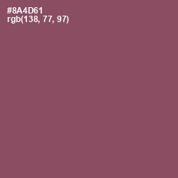 #8A4D61 - Cannon Pink Color Image