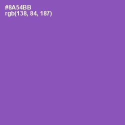 #8A54BB - Wisteria Color Image
