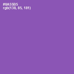 #8A55B5 - Wisteria Color Image
