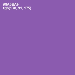 #8A5BAF - Wisteria Color Image