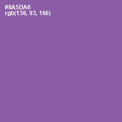 #8A5DA6 - Trendy Pink Color Image