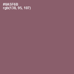 #8A5F6B - Cannon Pink Color Image