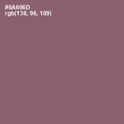 #8A606D - Sand Dune Color Image