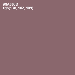 #8A666D - Sand Dune Color Image