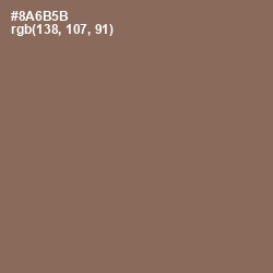 #8A6B5B - Beaver Color Image