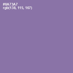 #8A73A7 - Wisteria Color Image