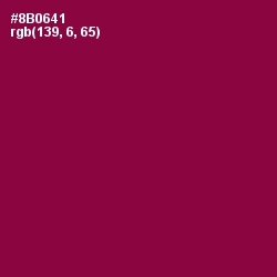 #8B0641 - Rose Bud Cherry Color Image