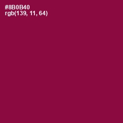 #8B0B40 - Rose Bud Cherry Color Image
