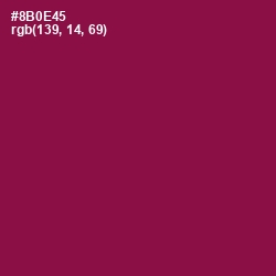 #8B0E45 - Rose Bud Cherry Color Image