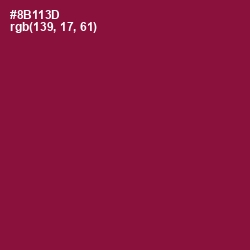 #8B113D - Paprika Color Image
