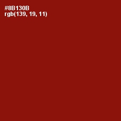 #8B130B - Tamarillo Color Image