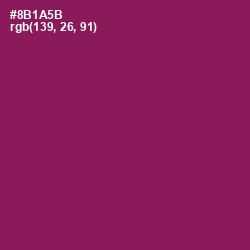 #8B1A5B - Disco Color Image