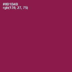 #8B1B4B - Disco Color Image