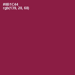 #8B1C44 - Disco Color Image