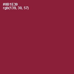 #8B1E39 - Merlot Color Image