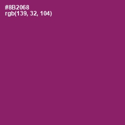#8B2068 - Plum Color Image