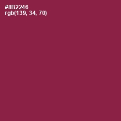 #8B2246 - Solid Pink Color Image