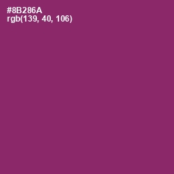 #8B286A - Plum Color Image