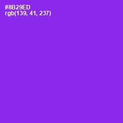#8B29ED - Electric Violet Color Image
