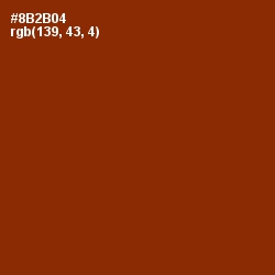 #8B2B04 - Red Robin Color Image