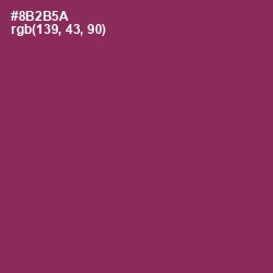 #8B2B5A - Camelot Color Image