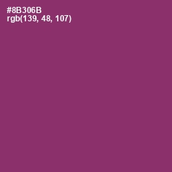 #8B306B - Plum Color Image