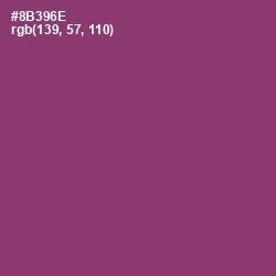 #8B396E - Plum Color Image