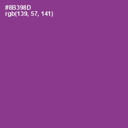 #8B398D - Vivid Violet Color Image