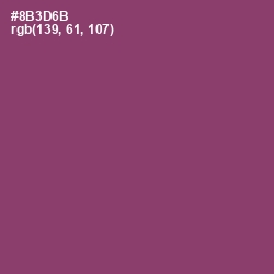 #8B3D6B - Vin Rouge Color Image