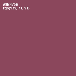 #8B475B - Copper Rust Color Image