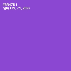 #8B47D1 - Amethyst Color Image
