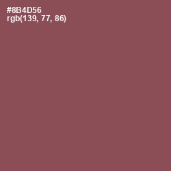 #8B4D56 - Copper Rust Color Image