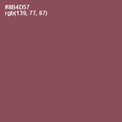 #8B4D57 - Copper Rust Color Image