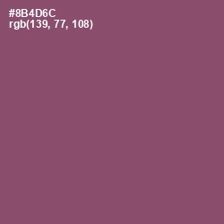 #8B4D6C - Cannon Pink Color Image