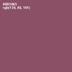 #8B5065 - Cannon Pink Color Image