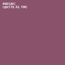 #8B526C - Cannon Pink Color Image