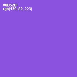 #8B52DF - Amethyst Color Image