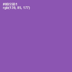 #8B55B1 - Wisteria Color Image