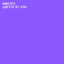#8B57FE - Medium Purple Color Image