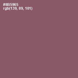 #8B5965 - Cannon Pink Color Image