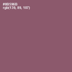 #8B596B - Cannon Pink Color Image