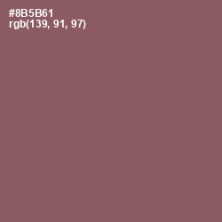 #8B5B61 - Cannon Pink Color Image