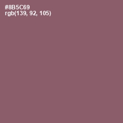 #8B5C69 - Cannon Pink Color Image