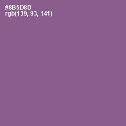 #8B5D8D - Trendy Pink Color Image