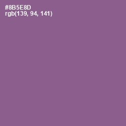 #8B5E8D - Trendy Pink Color Image