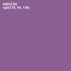 #8B5E94 - Trendy Pink Color Image