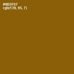 #8B5F07 - Rusty Nail Color Image