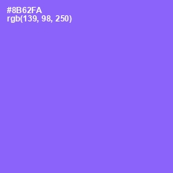 #8B62FA - Medium Purple Color Image