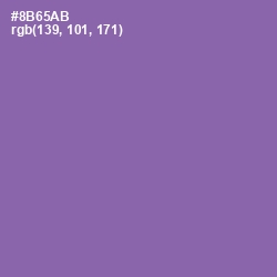#8B65AB - Wisteria Color Image